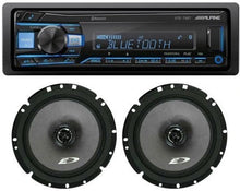 Charger l&#39;image dans la galerie, Alpine UTE-73BT Digital Media Receiver Bluetooth &amp; SXE-1726S 6.5&quot; Speaker