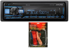 Alpine UTE-73BT In-Dash Digital Media Receiver with Bluetooth & KIT10 Installation AMP Kit