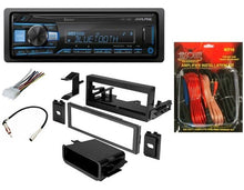 Load image into Gallery viewer, Alpine UTE-73B Single DIN Car Digital Media Stereo For 1995-2005 GM Vehicles &amp; KIT10 Installation AMP Kit