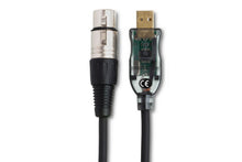 Load image into Gallery viewer, Hosa UXA-110 TRACKLINK Microphone USB Interface XLR3F to USB Type A 10 foot