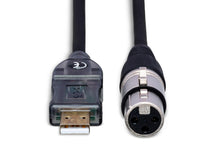 Load image into Gallery viewer, Hosa UXA-110 TRACKLINK Microphone USB Interface XLR3F to USB Type A 10 foot
