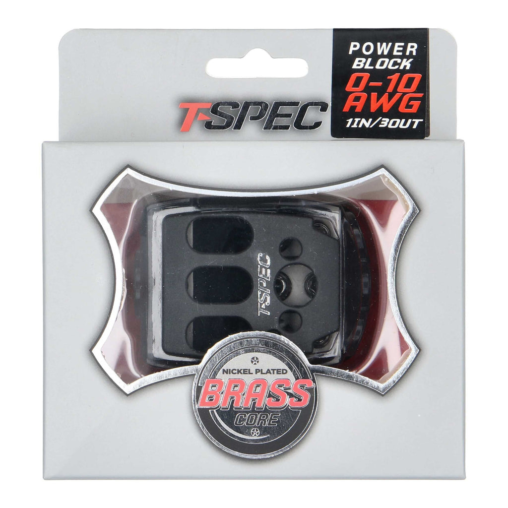 T-SPEC V-DIST-PWR MANL Three Position Distribution Block