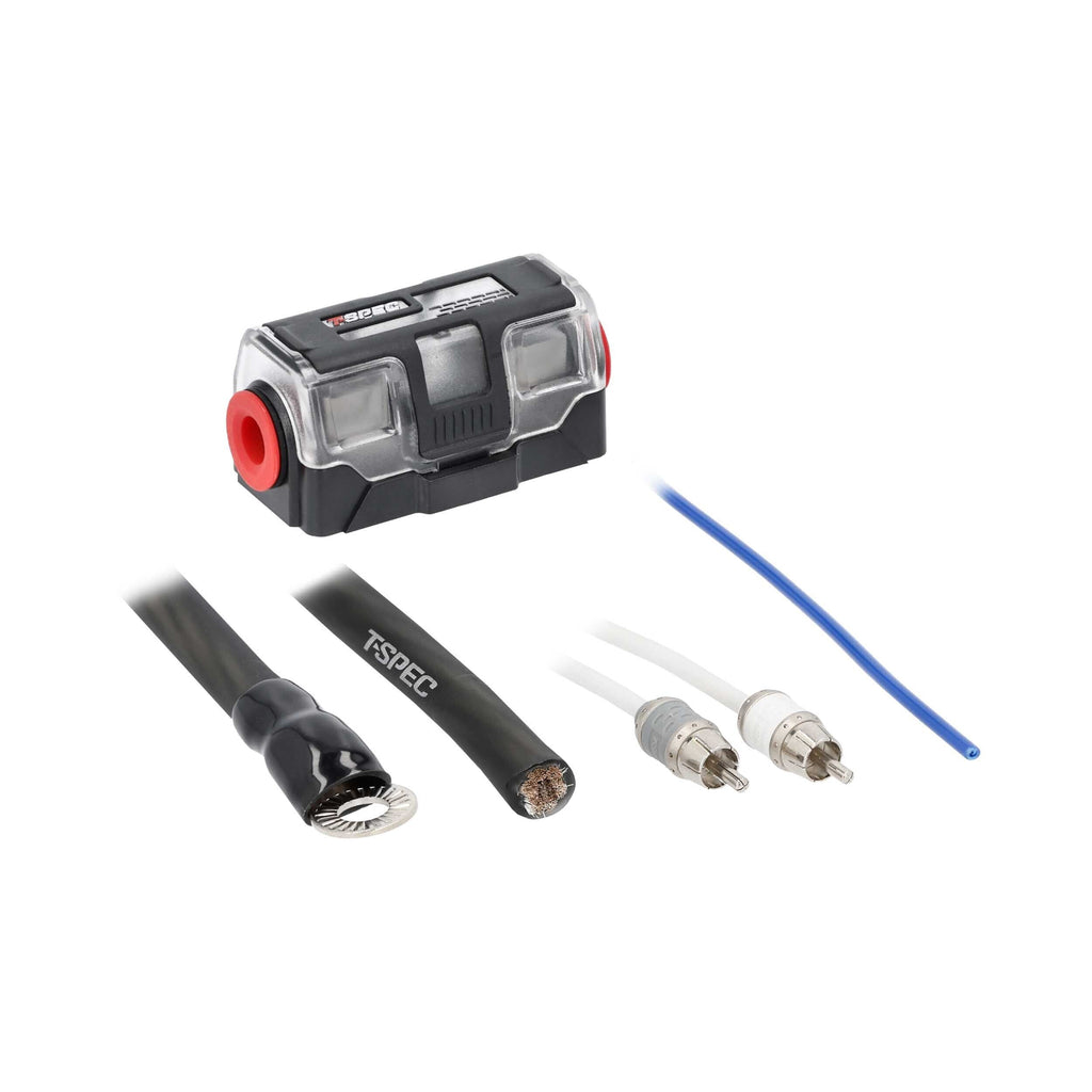 T-SPEC V10-AK4 v10 4 AWG Amp Kit - 2100 W with RCA Cable