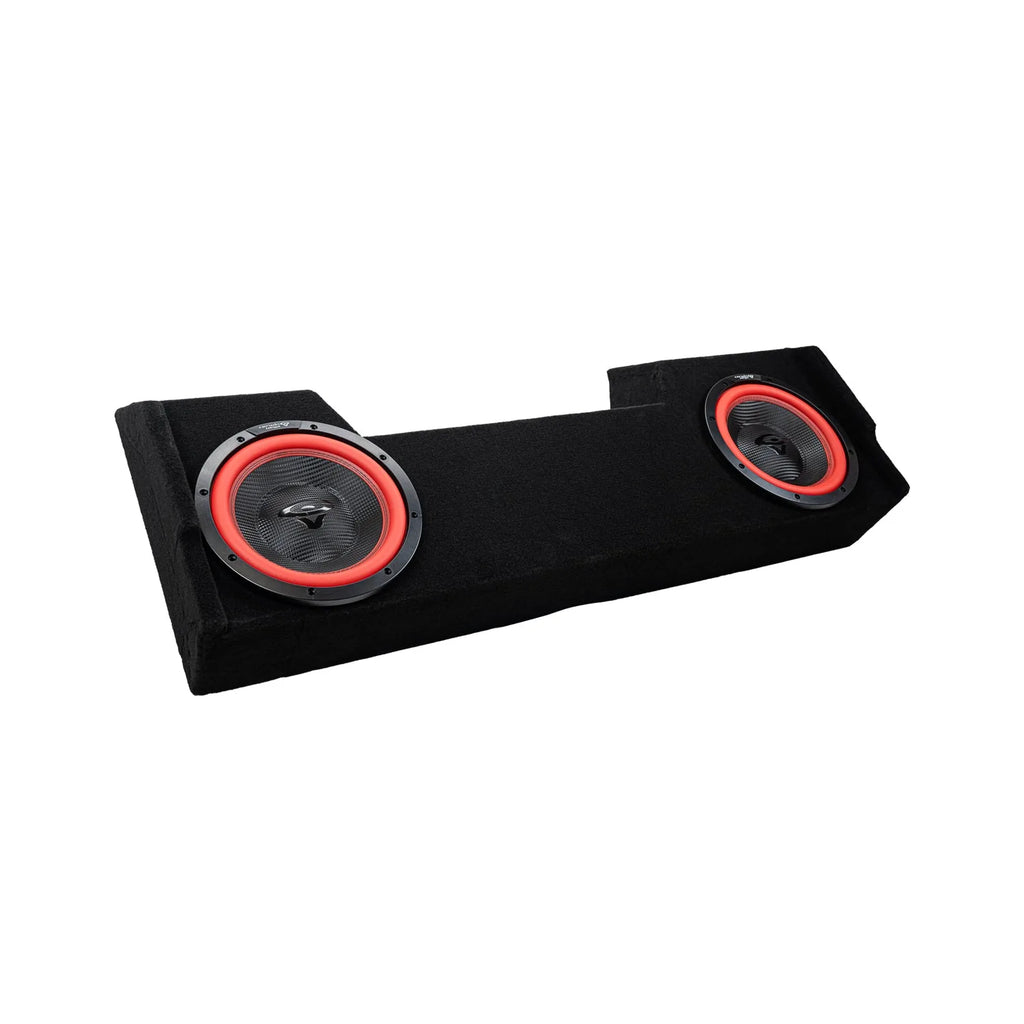 Cerwin Vega V12DV4MDG212RB Double 12" Shallow Subwoofer Enclosure for 2019-Up RAM Crew Cab with V12DV4