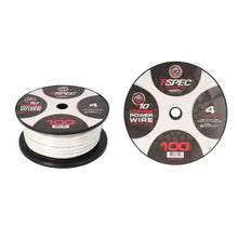 Load image into Gallery viewer, T-SPEC V10PW-4100 4 AWG 100ft Matte Pearl OFC Power Wire - v10 Series