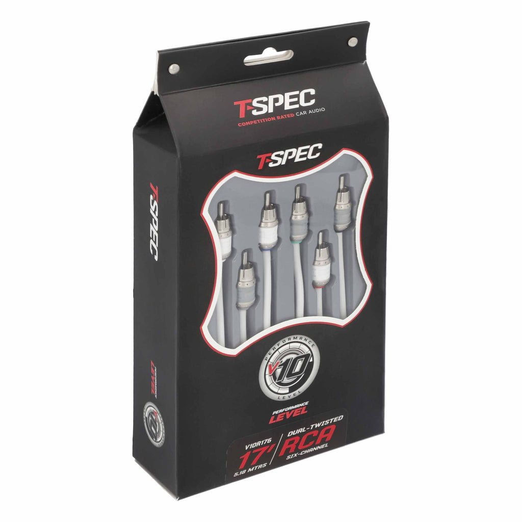 T-SPEC V10R176 RCA v10 Series 6-Channel Audio Cable - 17 FT
