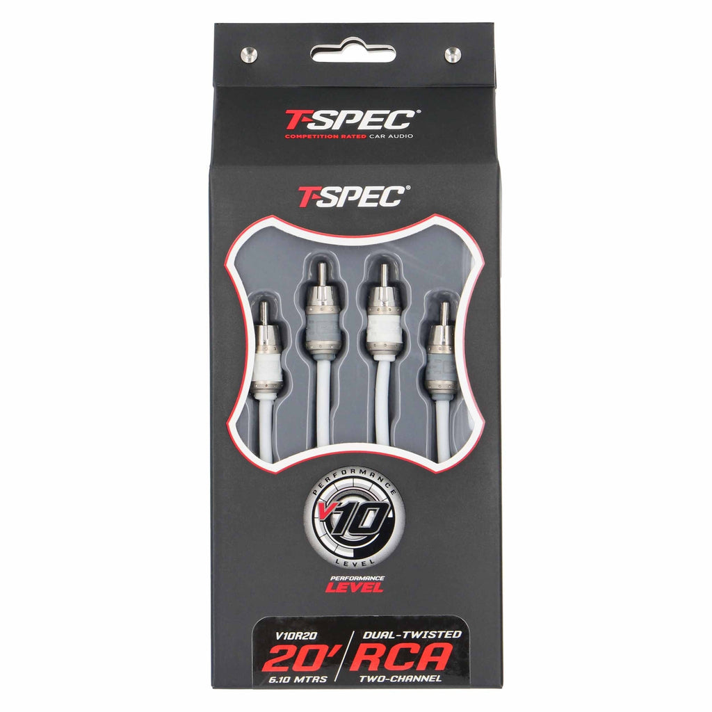 T-SPEC V10R20 RCA v10 Series 2-Channel Audio Cable - 20 FT