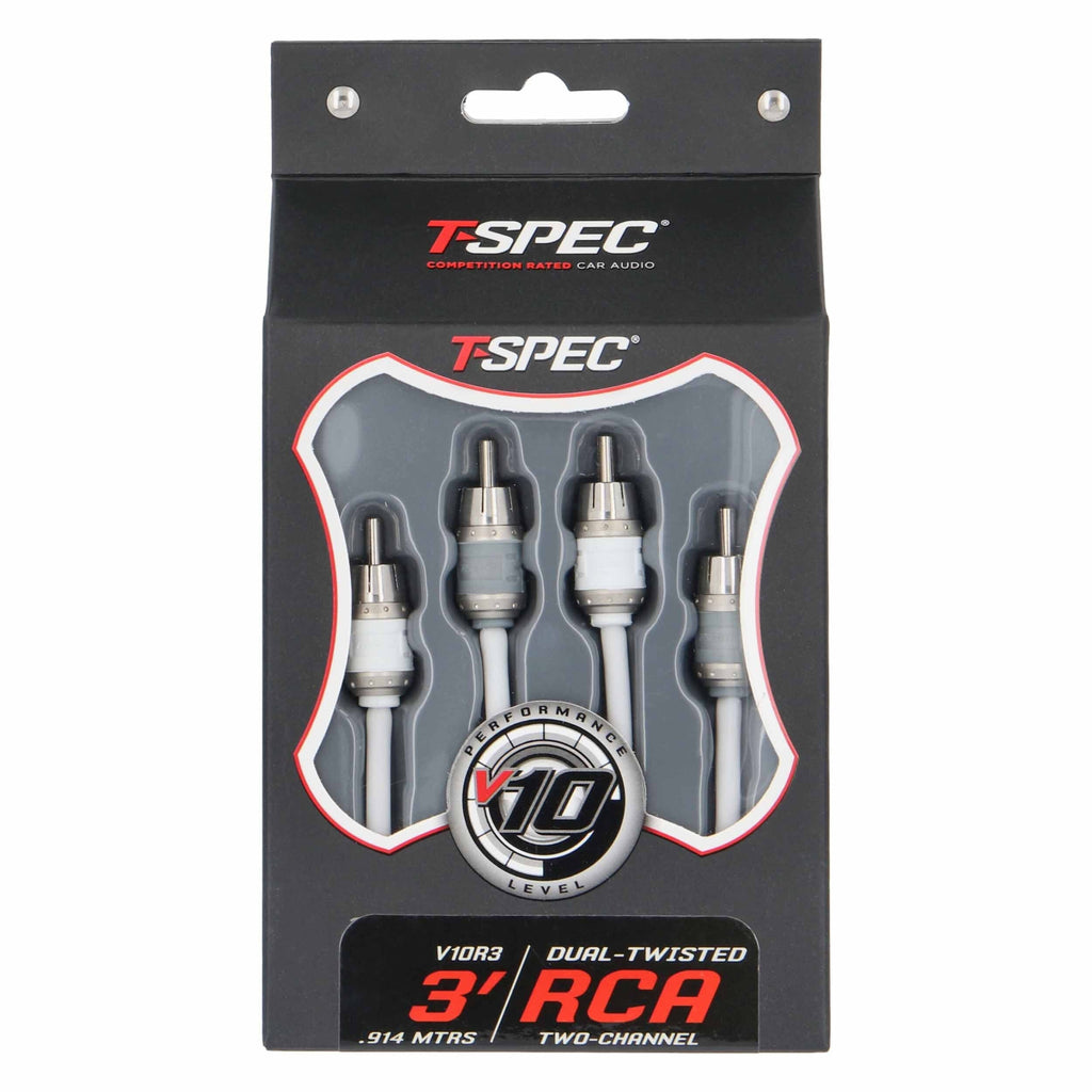 T-SPEC V10R3 RCA v10 Series 2-Channel Audio Cable - 3 FT