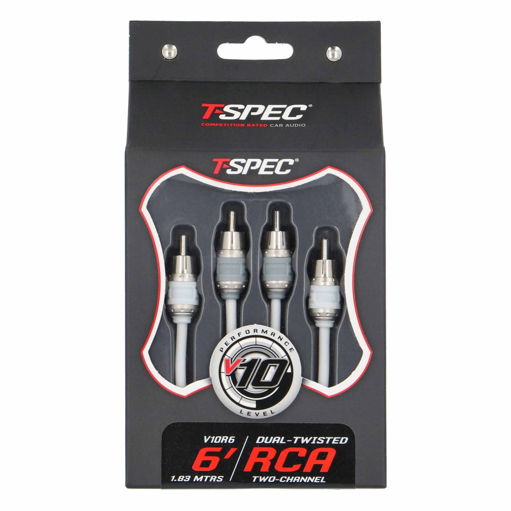 T-SPEC V10R6 RCA v10 Series 2-Channel Audio Cable - 6 FT