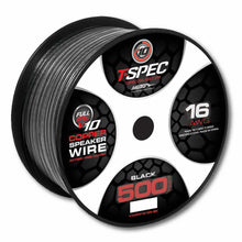 Load image into Gallery viewer, T-SPEC V10SW16500-BK v10 500ft 16 Gauge Black Speaker Wire consumer electronics