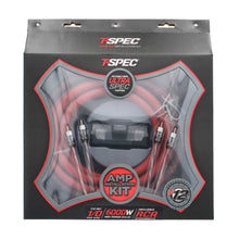 Charger l'image dans la galerie, T-SPEC V12-AK1 V12 1/0 AWG Amp Kit - 6000 W with RCA Cable