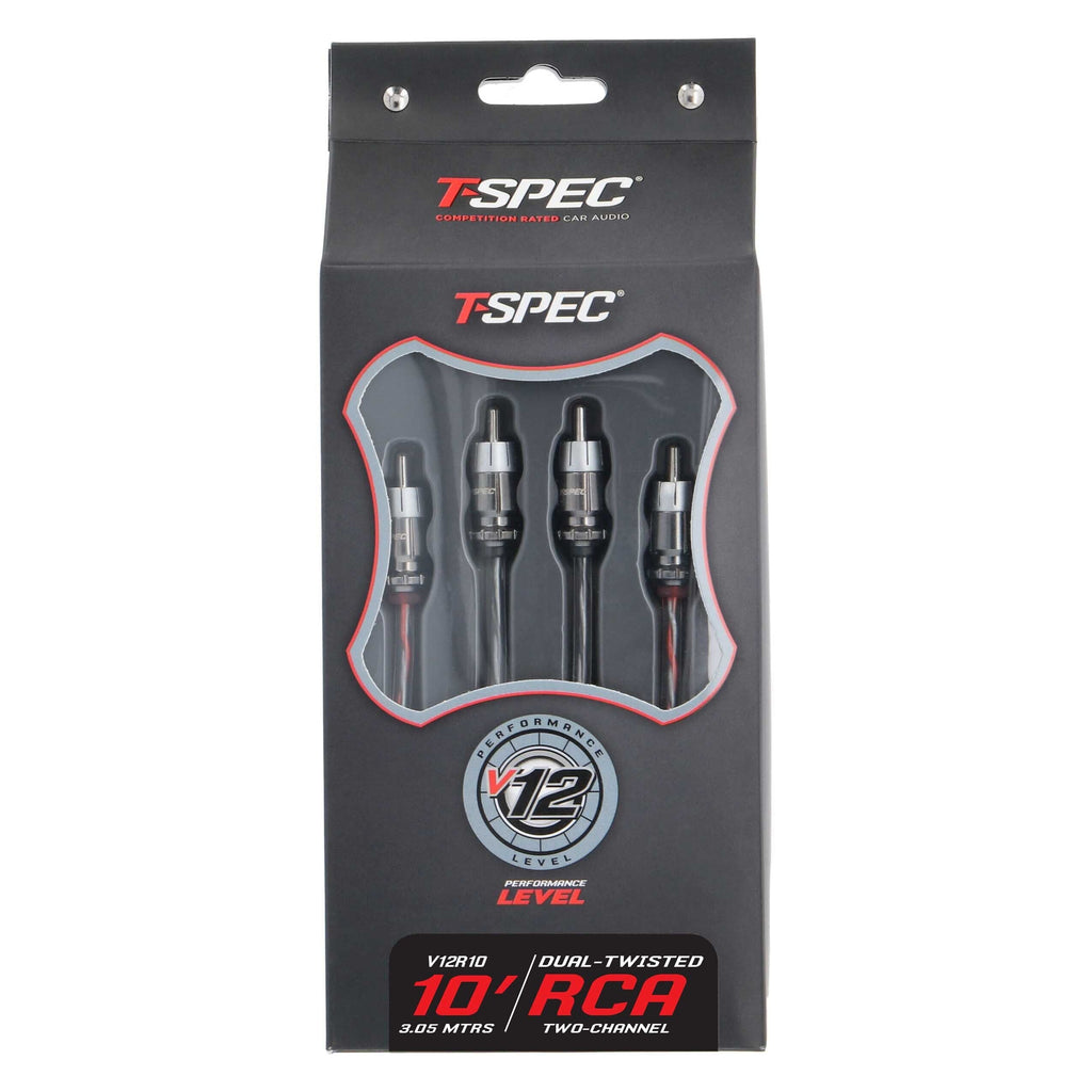 T-SPEC V12R10 RCA v12 Series 2-Channel Audio Cable - 10 FT