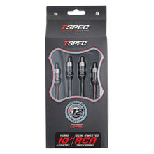 Load image into Gallery viewer, T-SPEC V12R10 RCA v12 Series 2-Channel Audio Cable - 10 FT