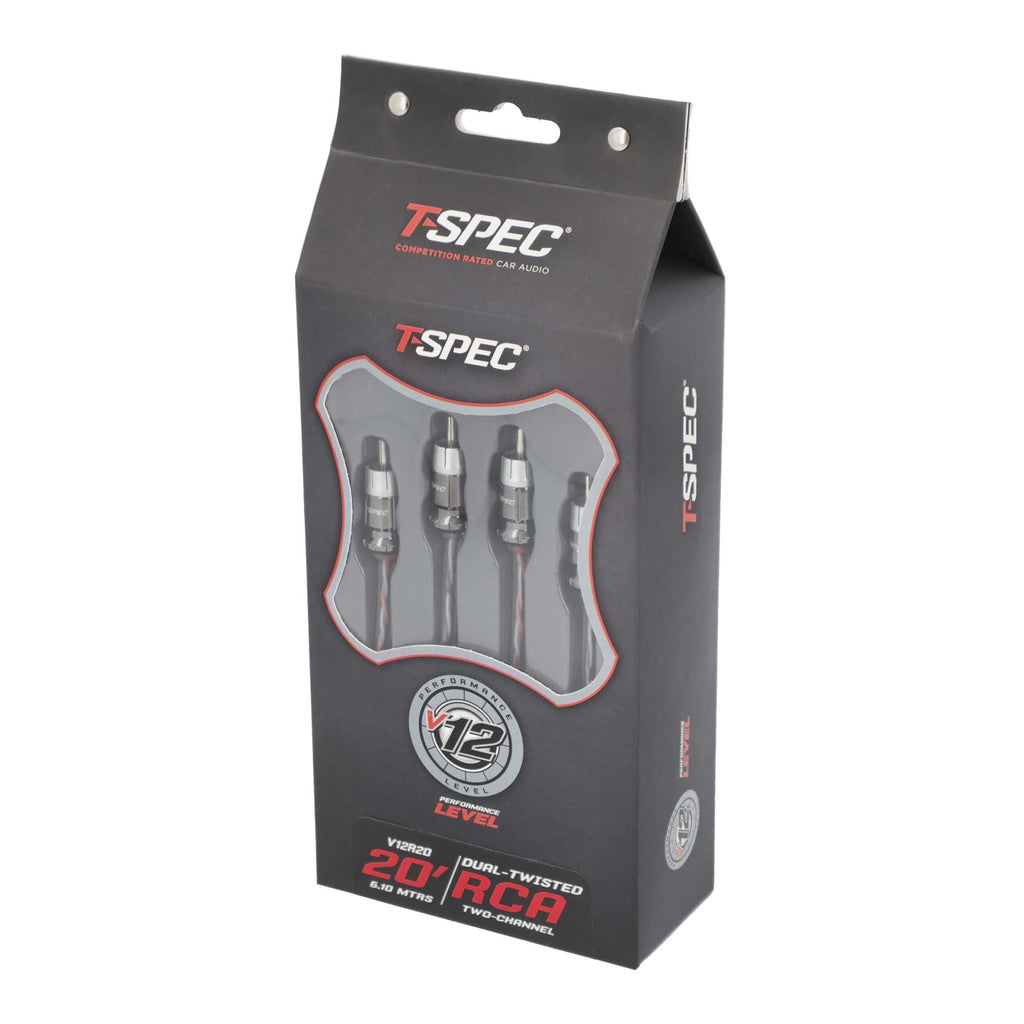 T-SPEC V12R20 RCA v12 Series 2-Channel Audio Cable - 20 FT