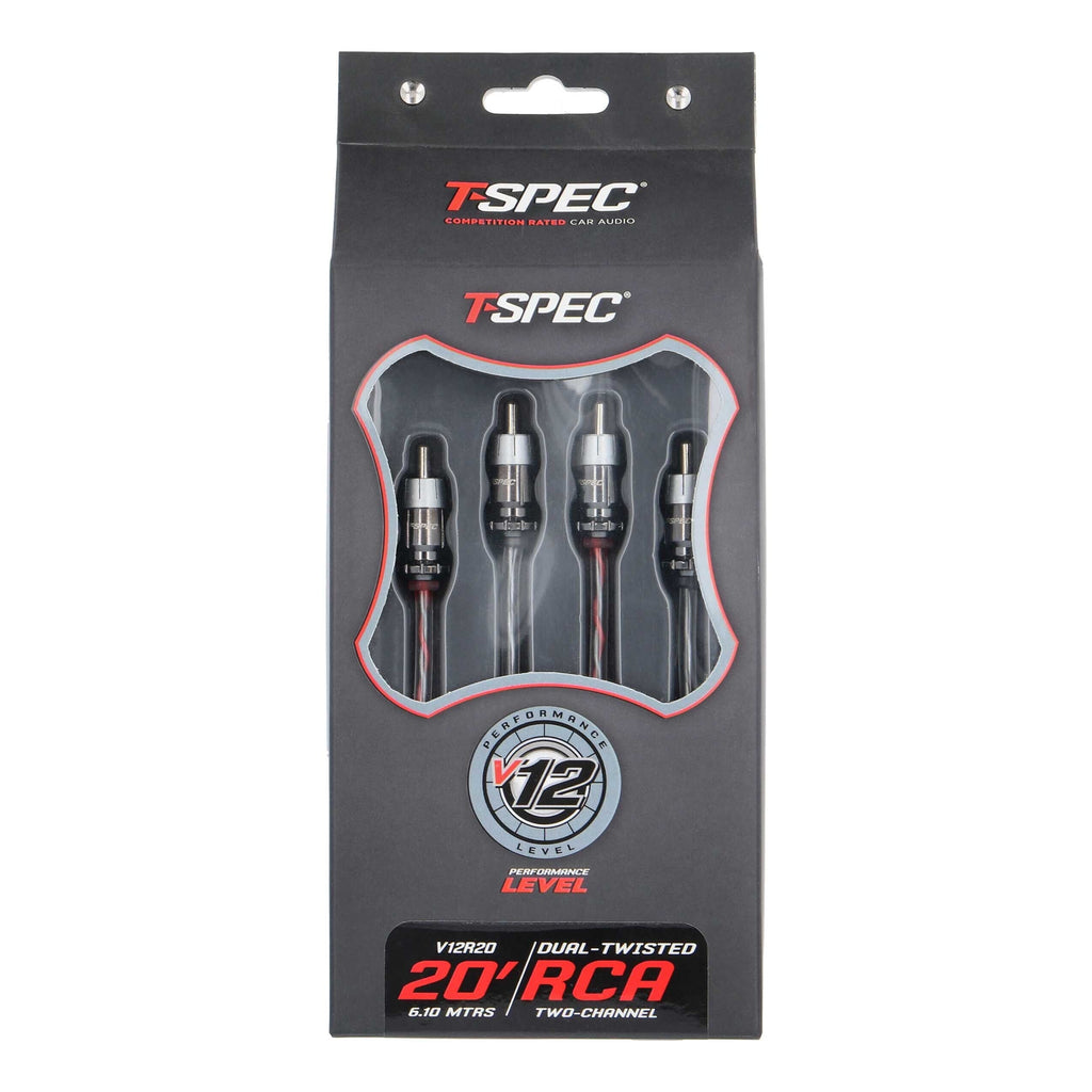 T-SPEC V12R20 RCA v12 Series 2-Channel Audio Cable - 20 FT