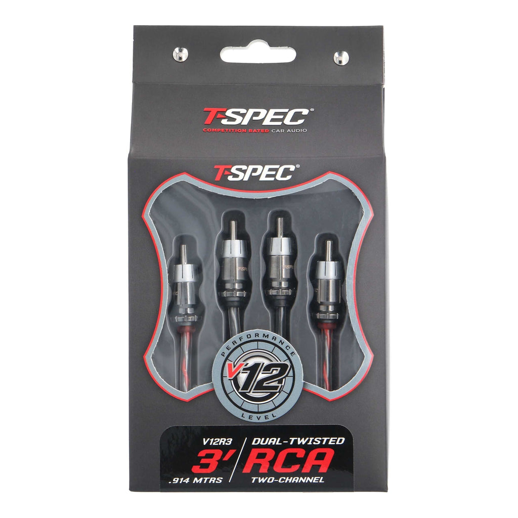 T-SPEC V12R3 RCA v12 Series 2-Channel Audio Cable - 3 FT