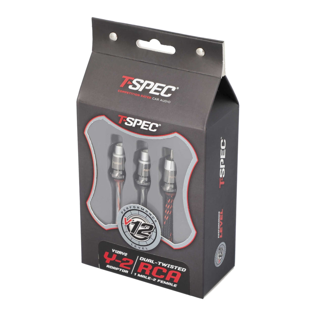 T-SPEC V12RY2 RCA v12 Series 2-Channel Audio Cable - 1M-2F