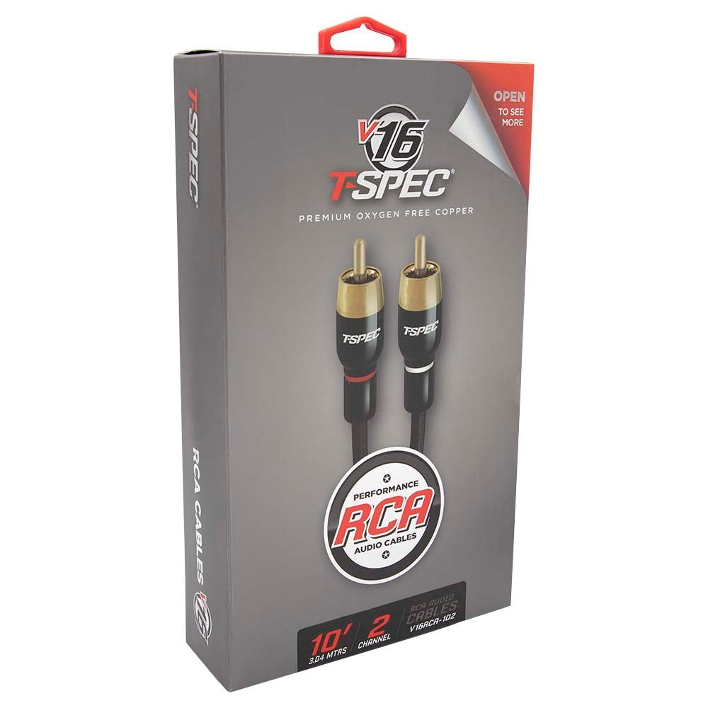 T-SPEC V16RCA-102 V16 Series RCA Audio Cables - 10 Feet