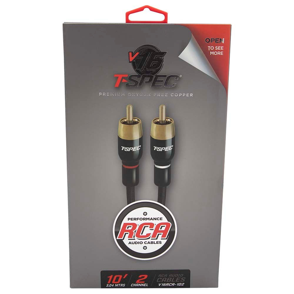 T-SPEC V16RCA-102 V16 Series RCA Audio Cables - 10 Feet