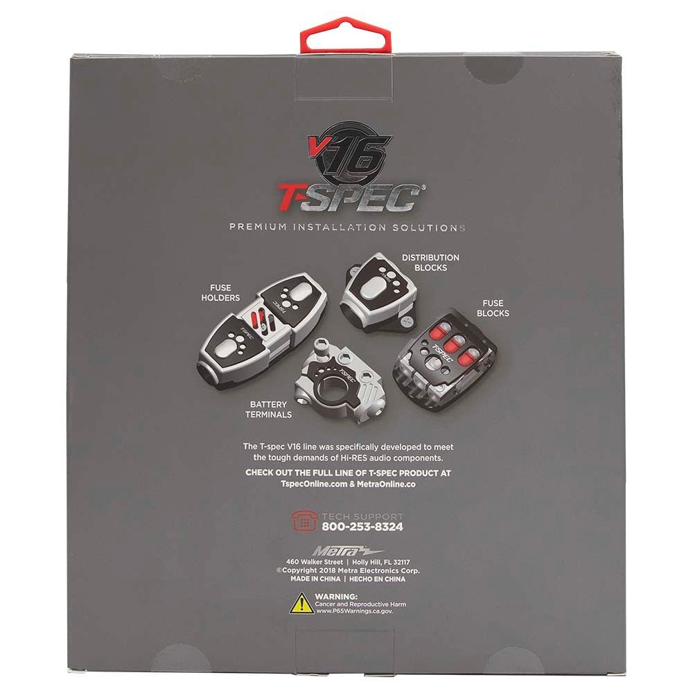 T-SPEC V16RCA-174 V16 Series 4 Channel RCA Audio Cables - 17 Feet