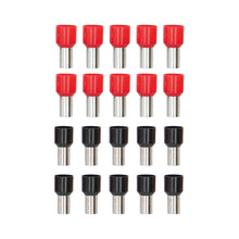 Load image into Gallery viewer, T-SPEC V4GA-FERR 20-Piece Red and Black 4GA Ferrules - Refill Pack