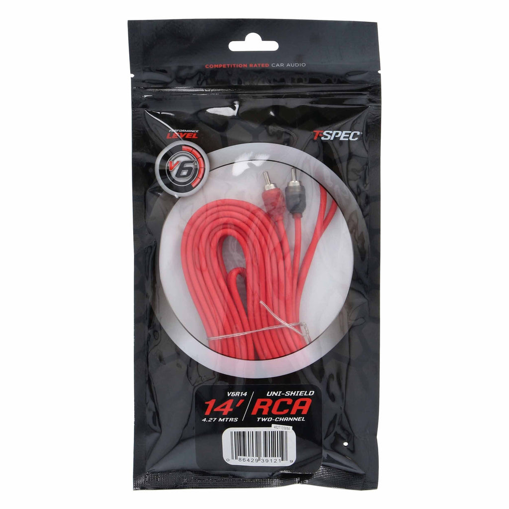 T-SPEC V6R14 RCA v6 Series 2-Channel Audio Cable - 14 FT