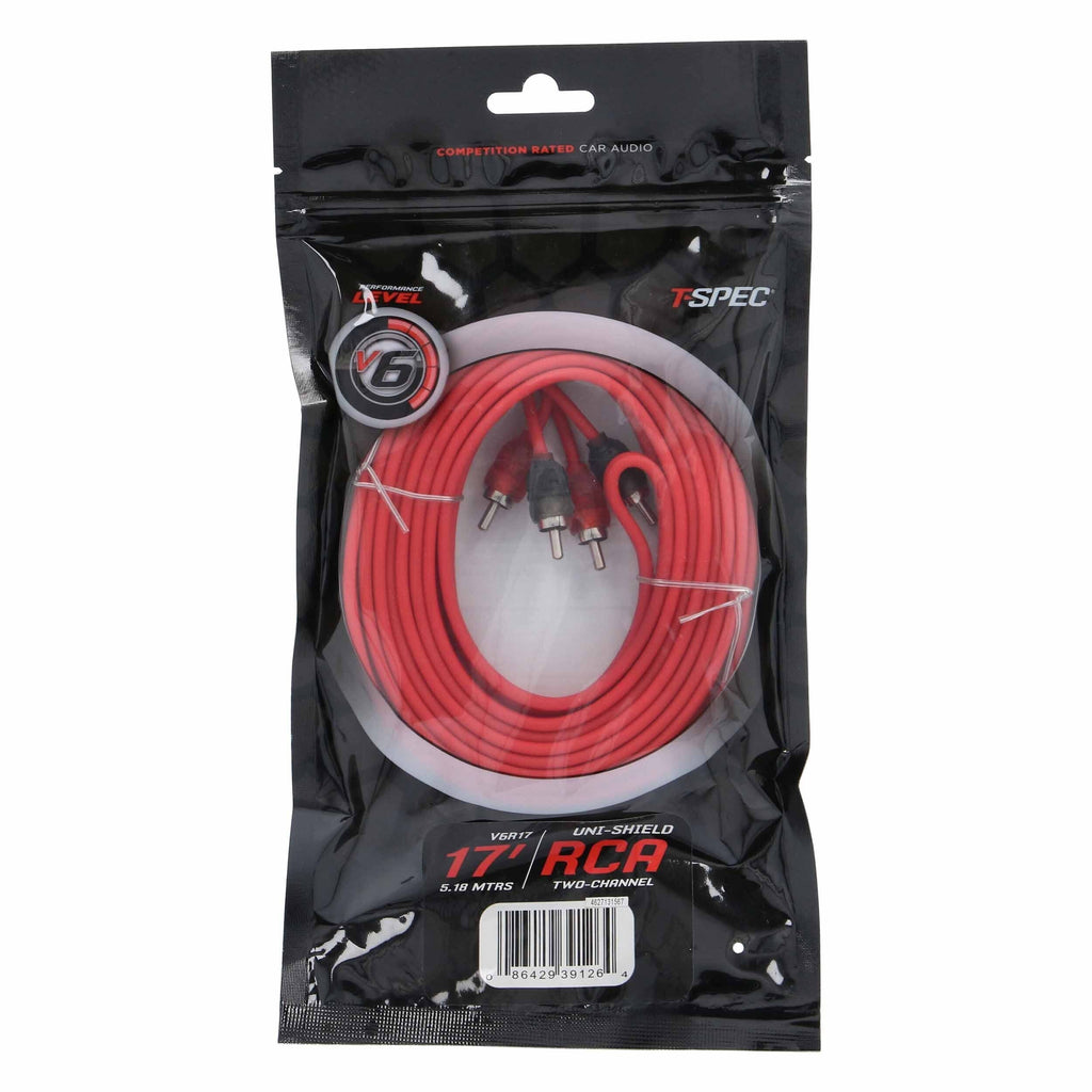 T-SPEC V6R17 RCA v6 Series 2-Channel Audio Cable - 17 FT