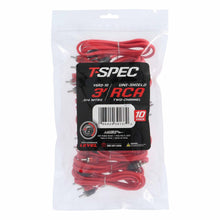Load image into Gallery viewer, T-SPEC V6R3-10 RCA v6 Series 2-Channel Audio Cable - 3 FT - 10 Pack