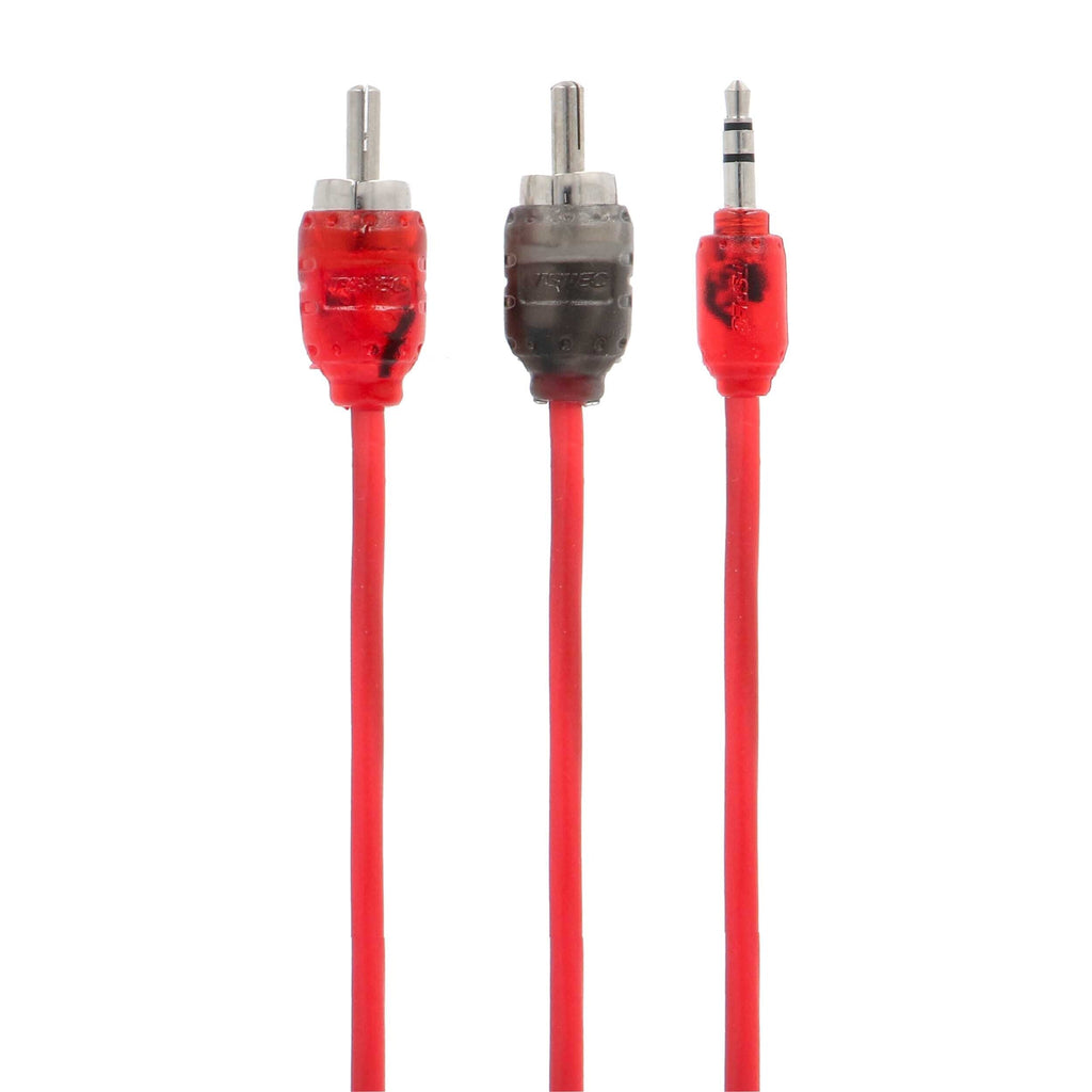 T-SPEC V6R35-6IN v6 Series 2-Channel RCA to 3.5MM Jack - 6 Inch