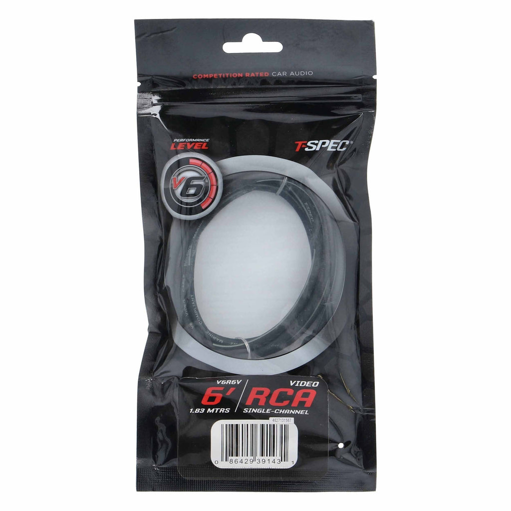 T-SPEC V6R6V v6 Series Single-Channel Video Cable - 6 FT