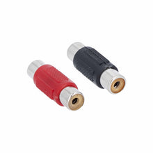 Load image into Gallery viewer, T-SPEC V6RCA-BFN Female to Female Nickel Plated RCA Barrel Adapter - 2 Pack