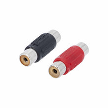 Load image into Gallery viewer, T-SPEC V6RCA-BFN Female to Female Nickel Plated RCA Barrel Adapter - 2 Pack