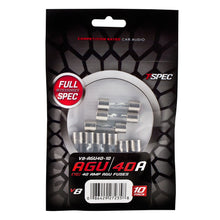 Charger l'image dans la galerie, T-SPEC V8-AGU40-10 AGU Fuses v8 Series Nickel Plated-5 Pack