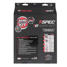 Load image into Gallery viewer, T-SPEC V8-AK8 v8 8 AWG Amp Kit - 600 W with RCA Cable