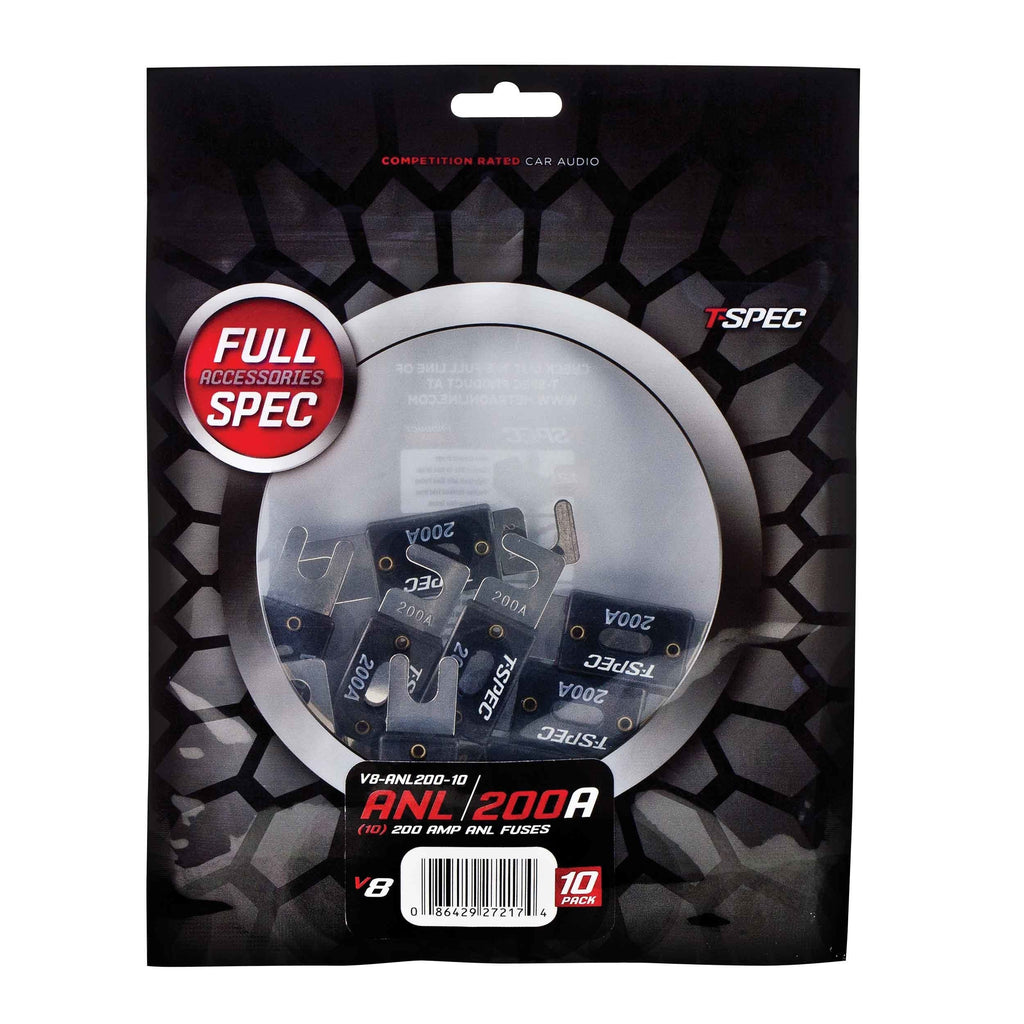 T-SPEC V8-ANL200-10 ANL Fuses V8 Series Nickel Plated-10 Pack