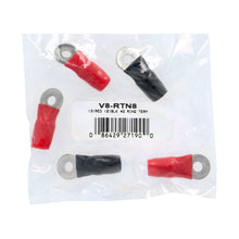 Charger l'image dans la galerie, T-SPEC V8-RTN8 4 AWG 1/4IN Ring Terminal 5pk - v8 SERIES