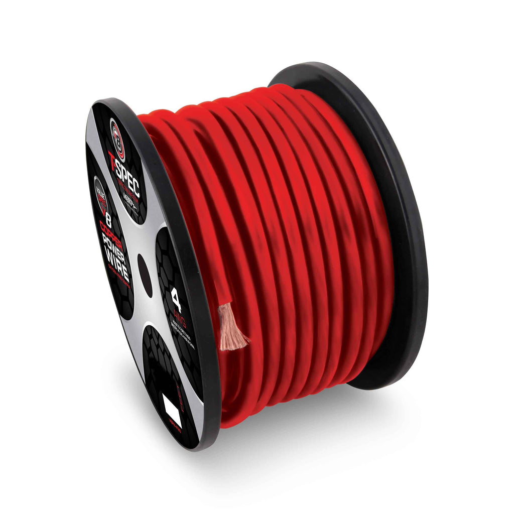 T-SPEC V8GT8R-250 8 AWG 250ft Red OFC Power Wire - v8GT Series
