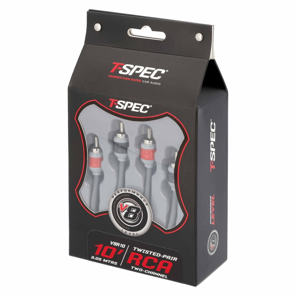 T-SPEC V8R10 RCA v8 Series 2-Channel Audio Cable - 10 FT