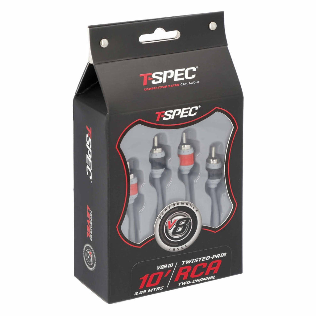 T-SPEC V8R10 RCA v8 Series 2-Channel Audio Cable - 10 FT