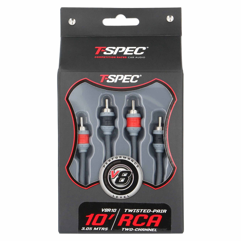 T-SPEC V8R10 RCA v8 Series 2-Channel Audio Cable - 10 FT
