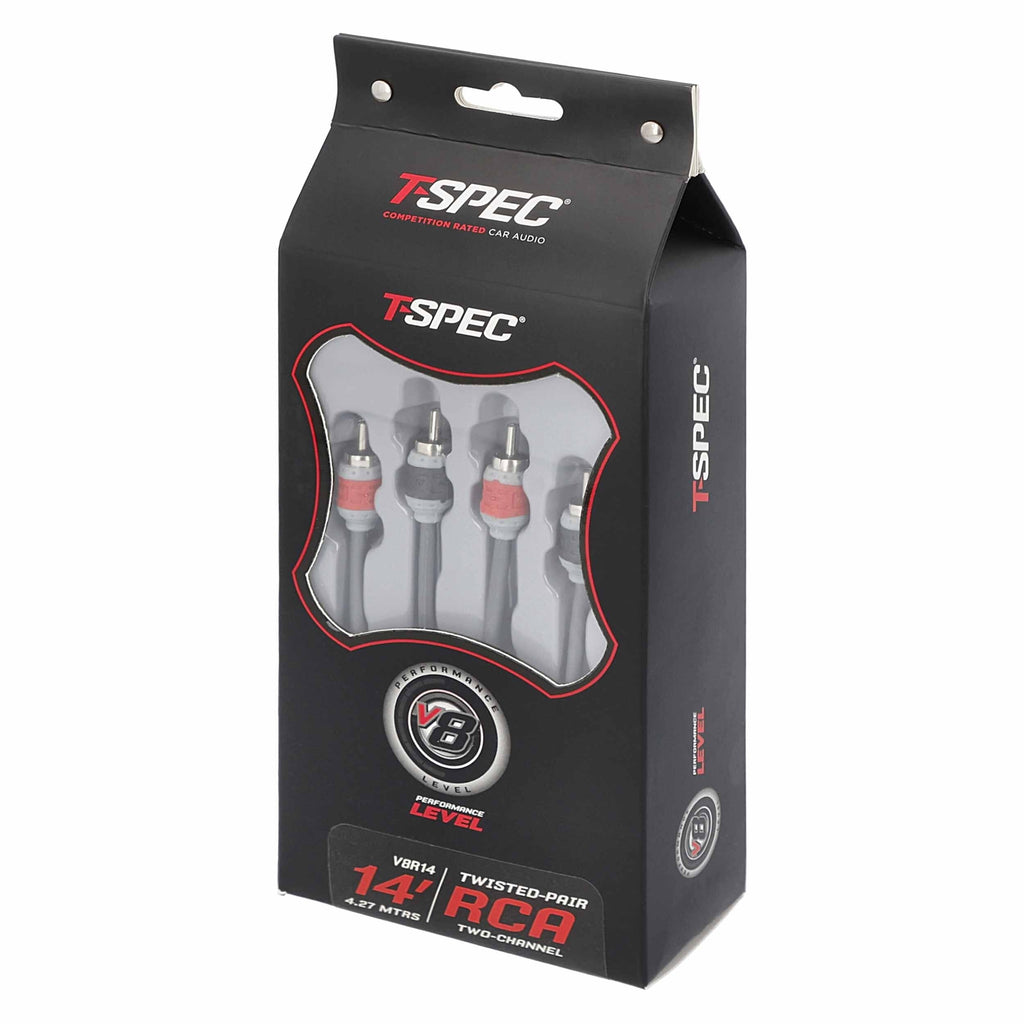 T-SPEC V8R14 RCA v8 Series 2-Channel Audio Cable - 14 FT