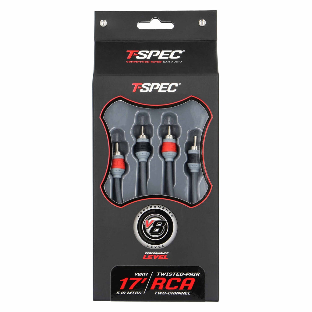 T-SPEC V8R17 RCA v8 Series 2-Channel Audio Cable - 17 FT