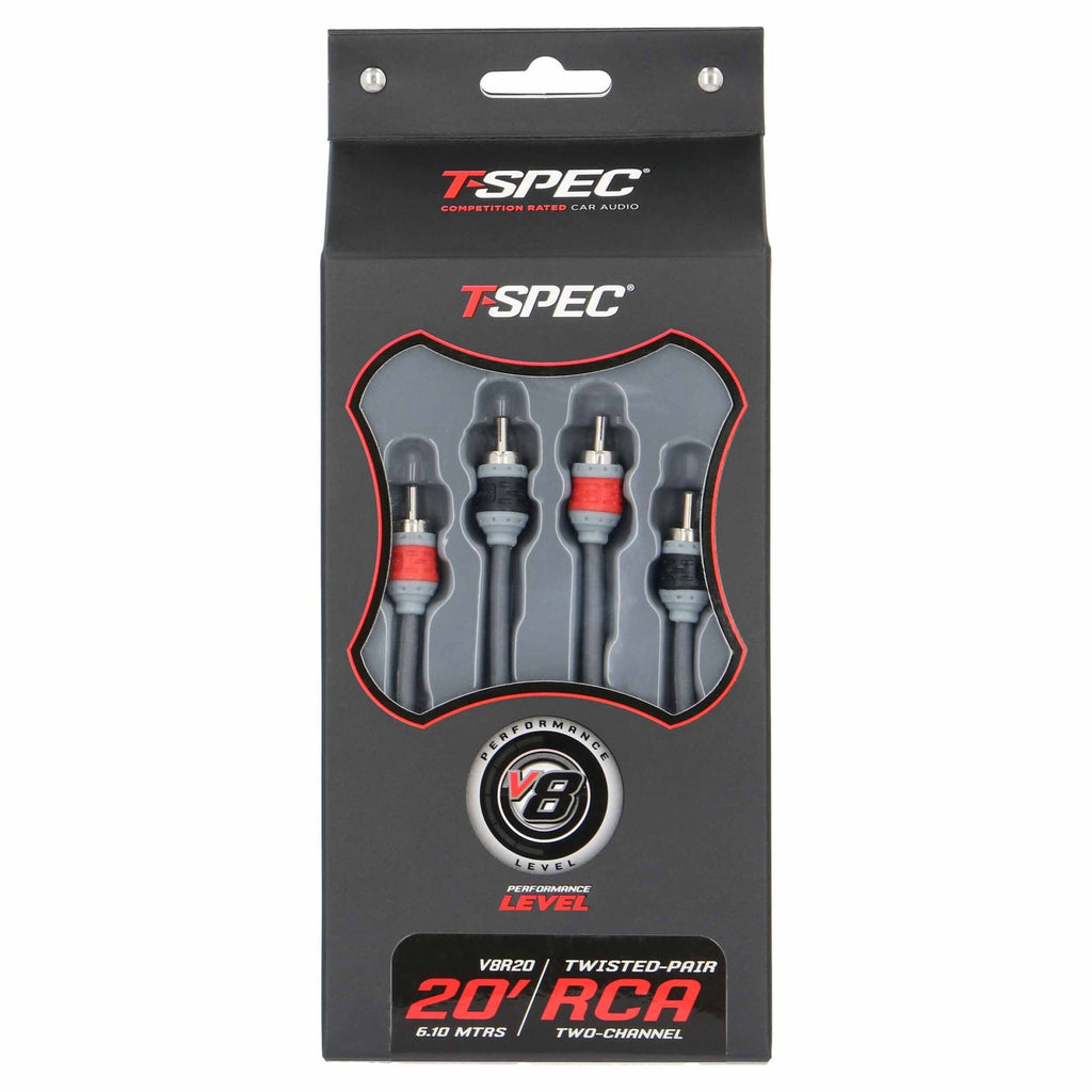 T-SPEC V8R20 RCA v8 Series 2-Channel Audio Cable - 20 FT