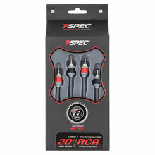 Charger l'image dans la galerie, T-SPEC V8R20 RCA v8 Series 2-Channel Audio Cable - 20 FT