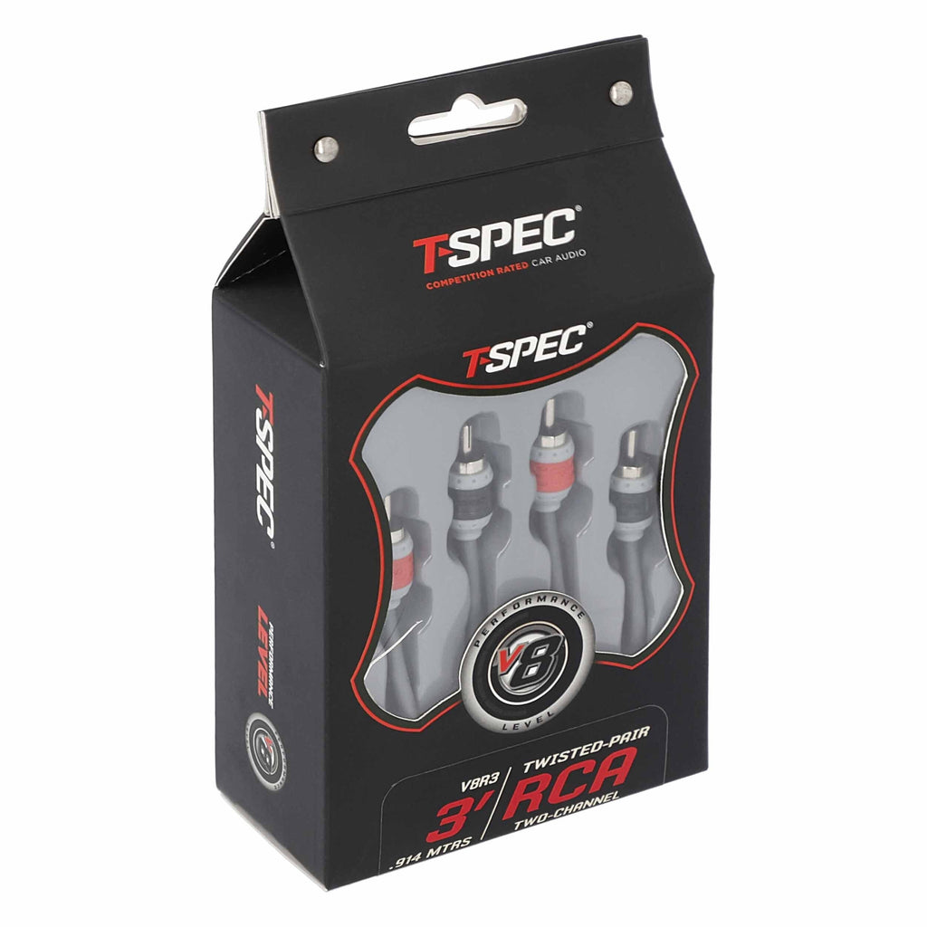 T-SPEC V8R3 RCA v8 Series 2-Channel Audio Cable - 3 FT