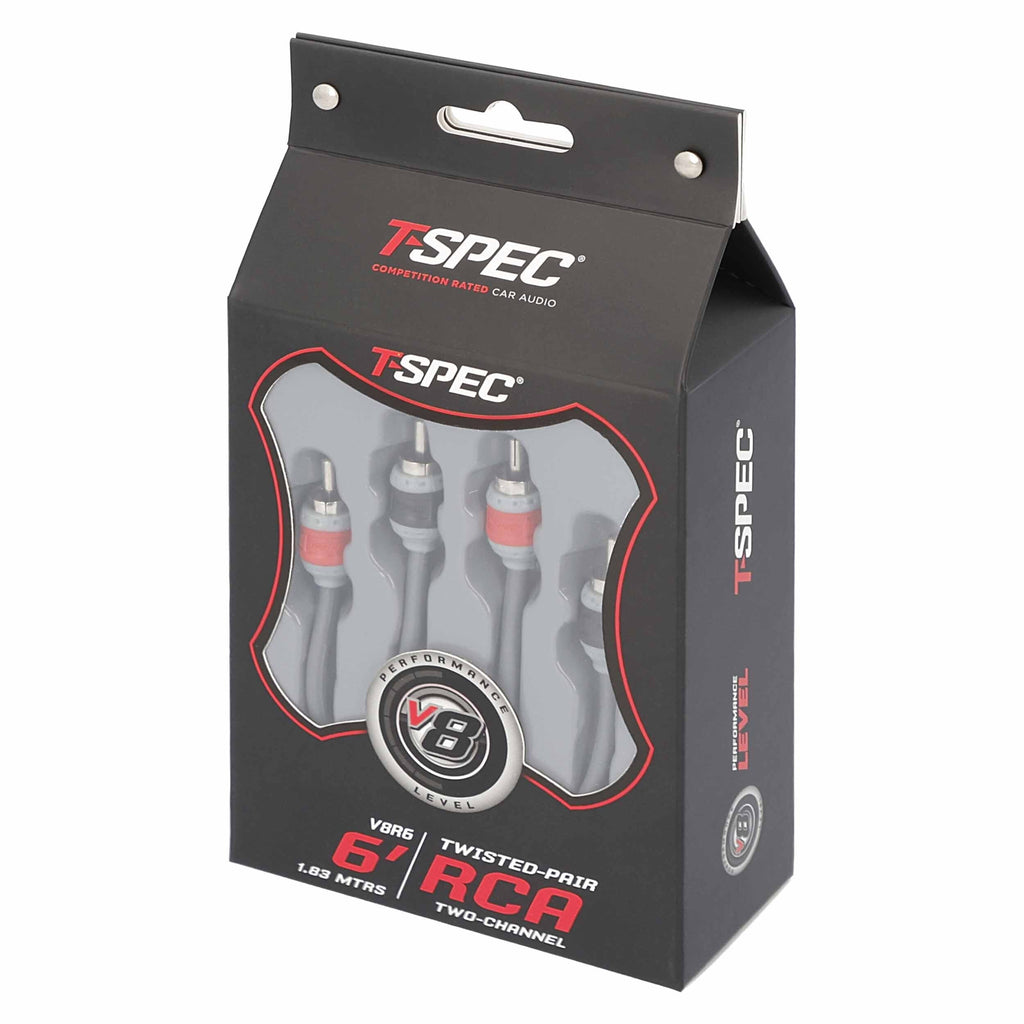 T-SPEC V8R6 RCA v8 Series 2-Channel Audio Cable - 6 FT