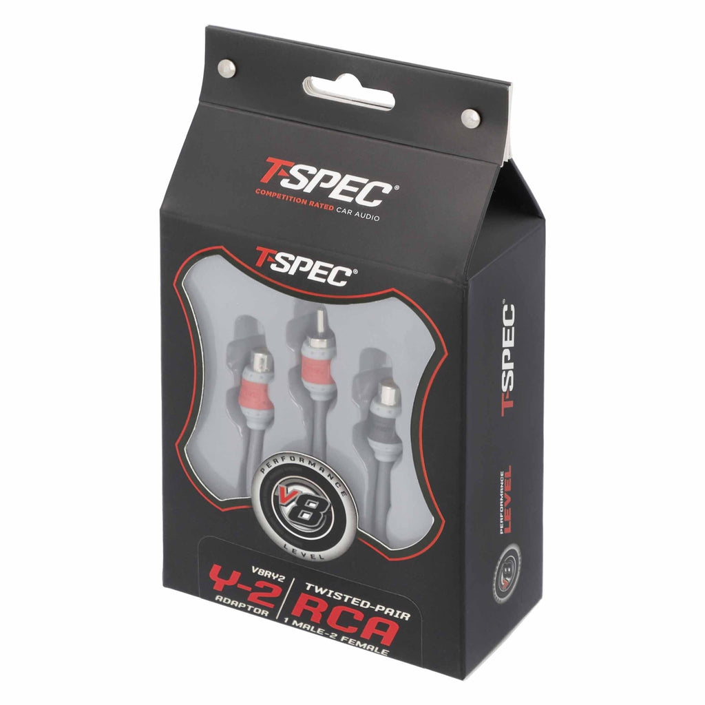 T-SPEC V8RY2 RCA v8 Series 2-Channel Audio Cable - 1M-2F