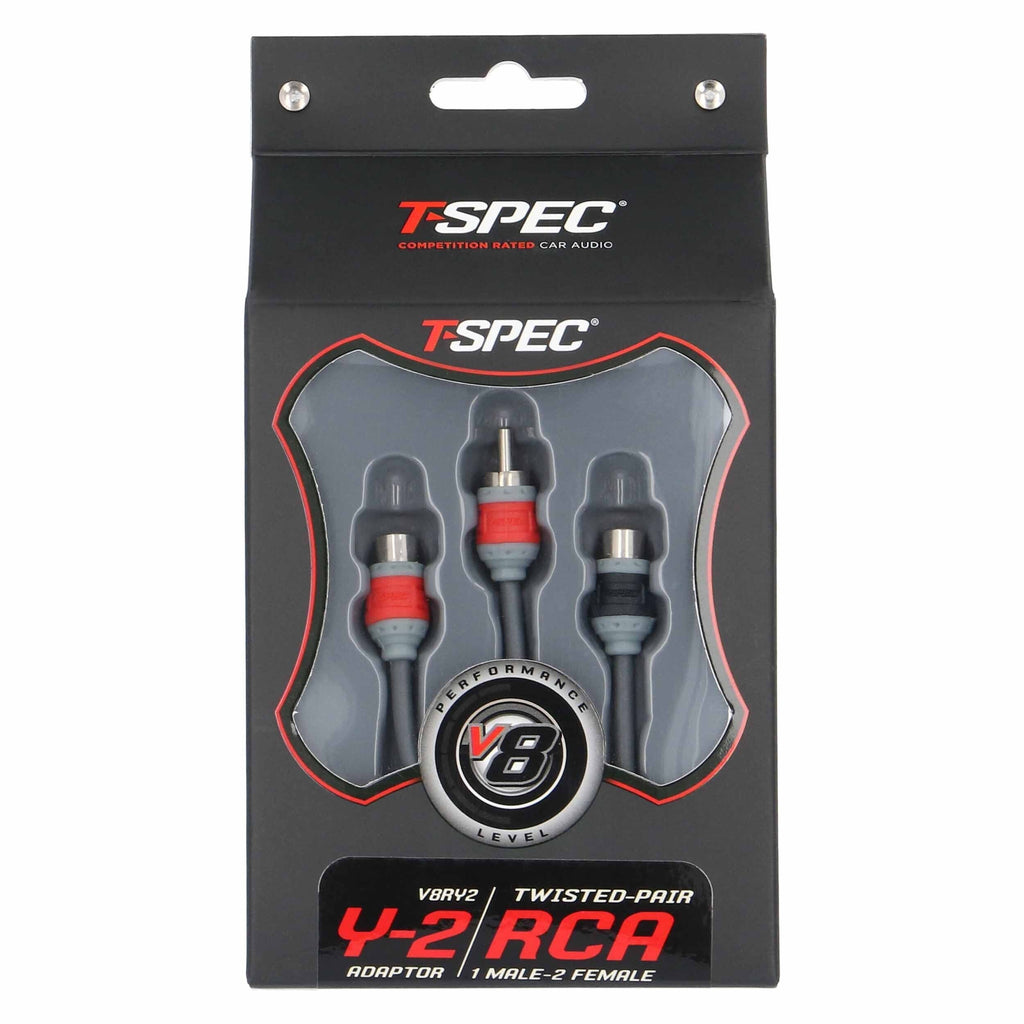 T-SPEC V8RY2 RCA v8 Series 2-Channel Audio Cable - 1M-2F