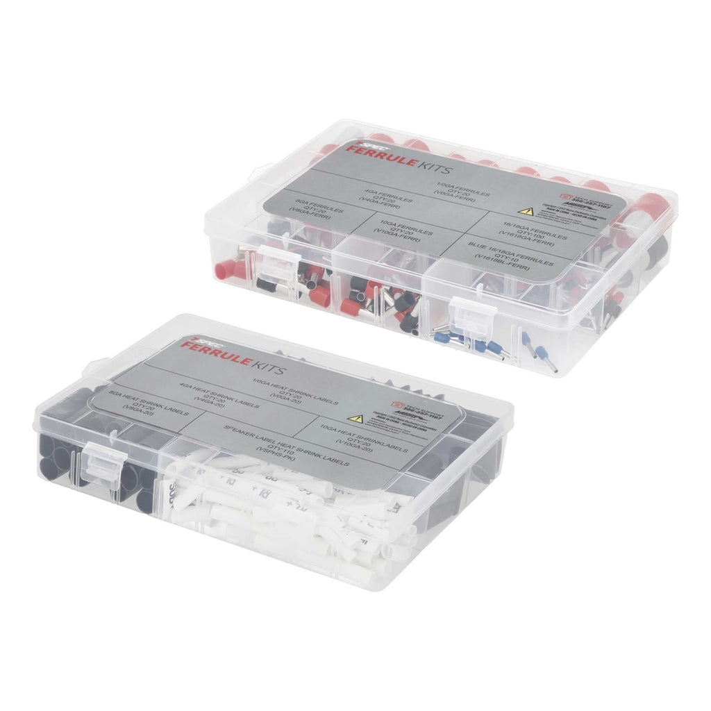 T-SPEC VCLEAN-KT Clean Wire Installation Heat Shrink Label and Ferrule Kit