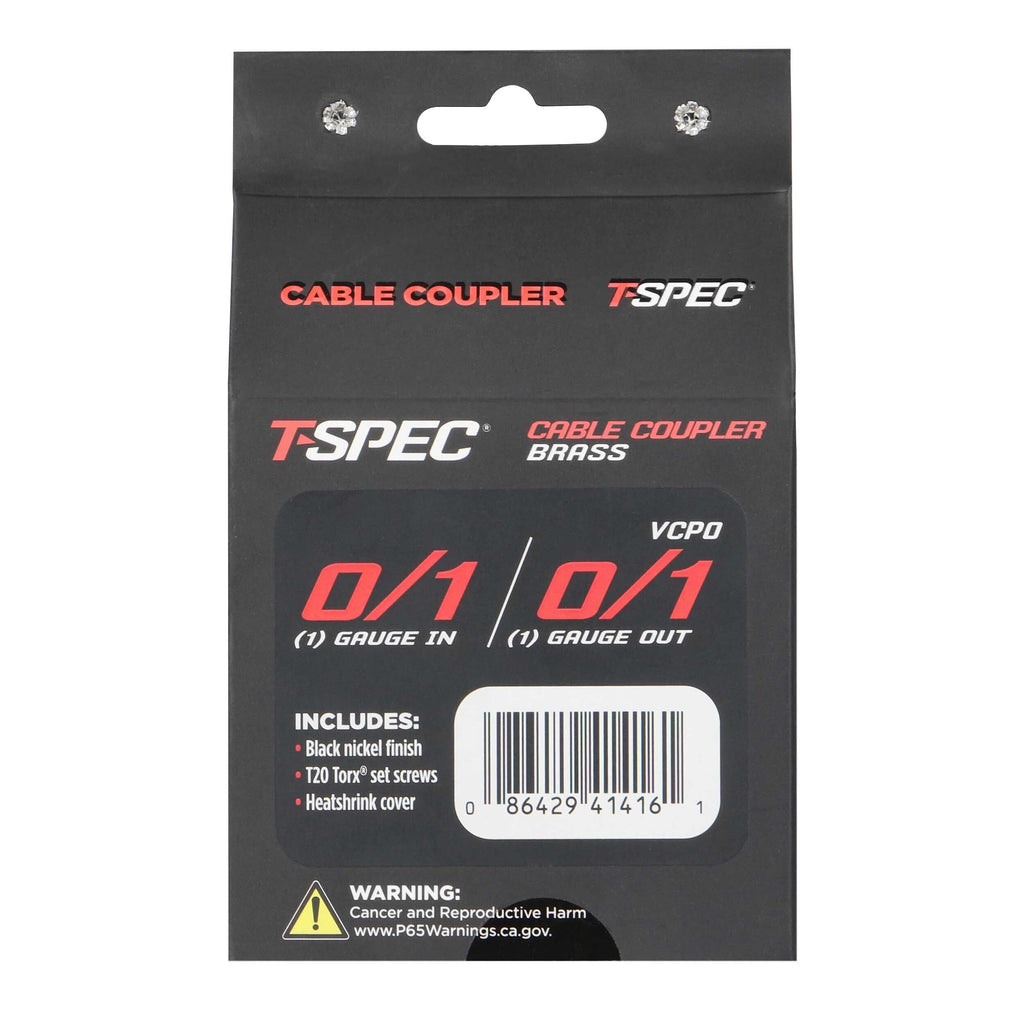T-SPEC VCP0 Coupler 0/1 Gauge - Set